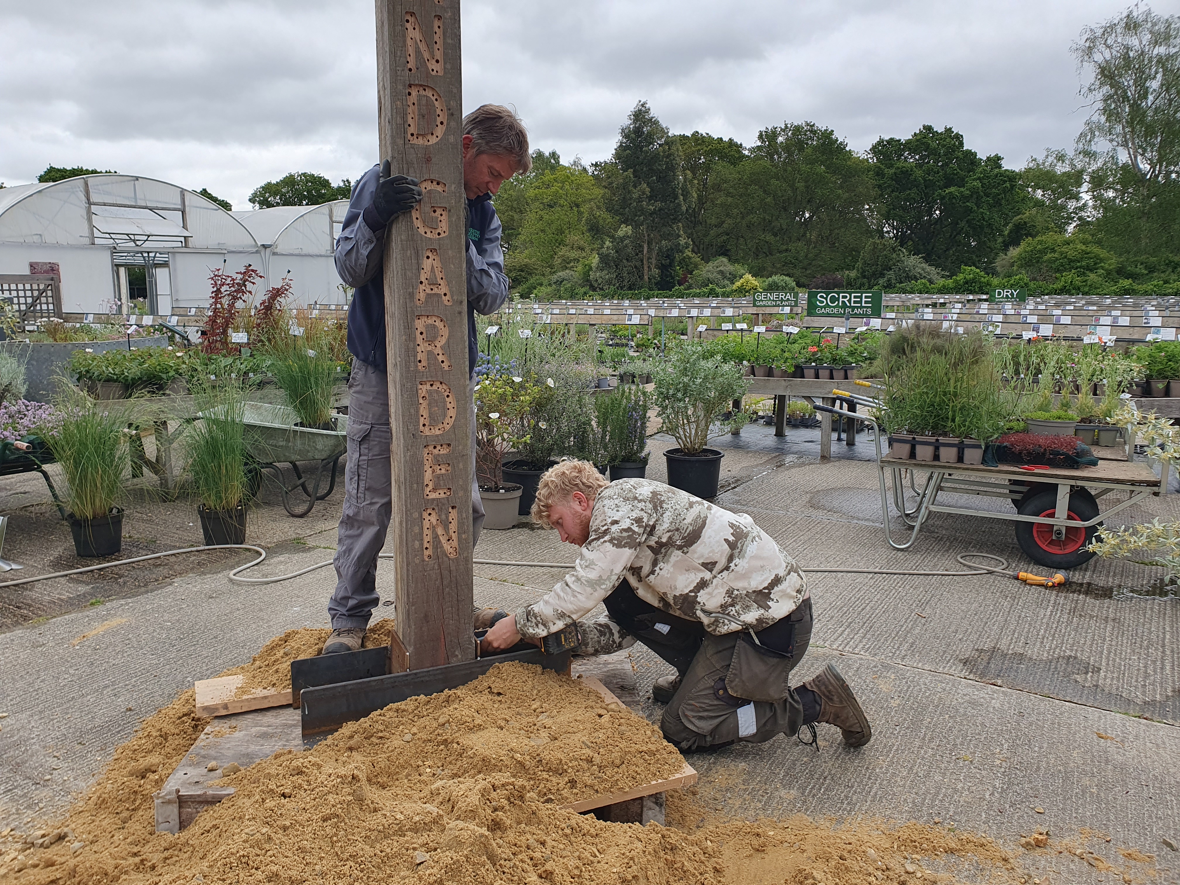 Chelsea inspired sand garden Chelsea inspired sand garden