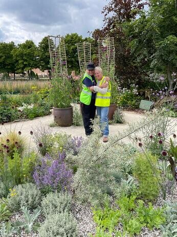 Carol Klein's Iconic Horticultural Hero garden at Hampton Court