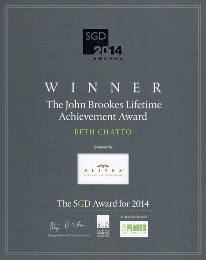  The John Brookes Lifetime Achievement Award 2014