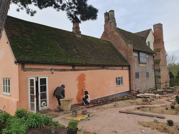 Garden connections planting at Benton End Garden connections planting at Benton End