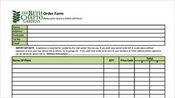 Order Form